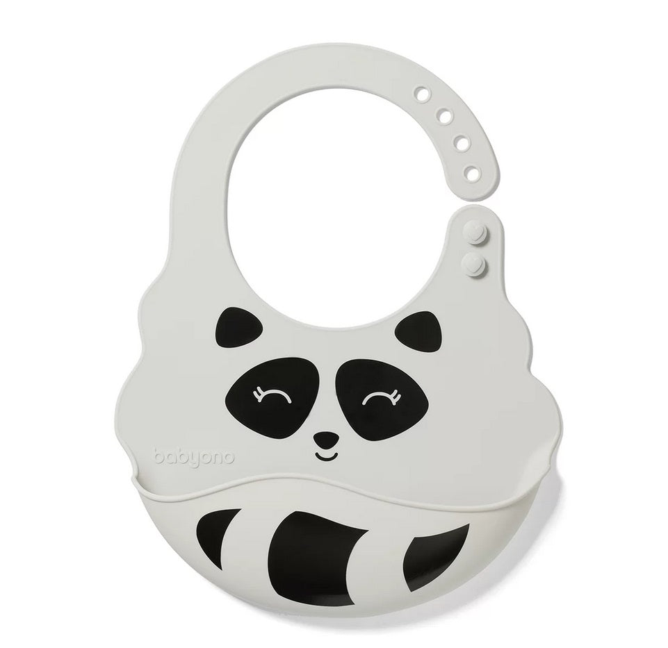 Silicone Bib with Adjustable Closure Stars