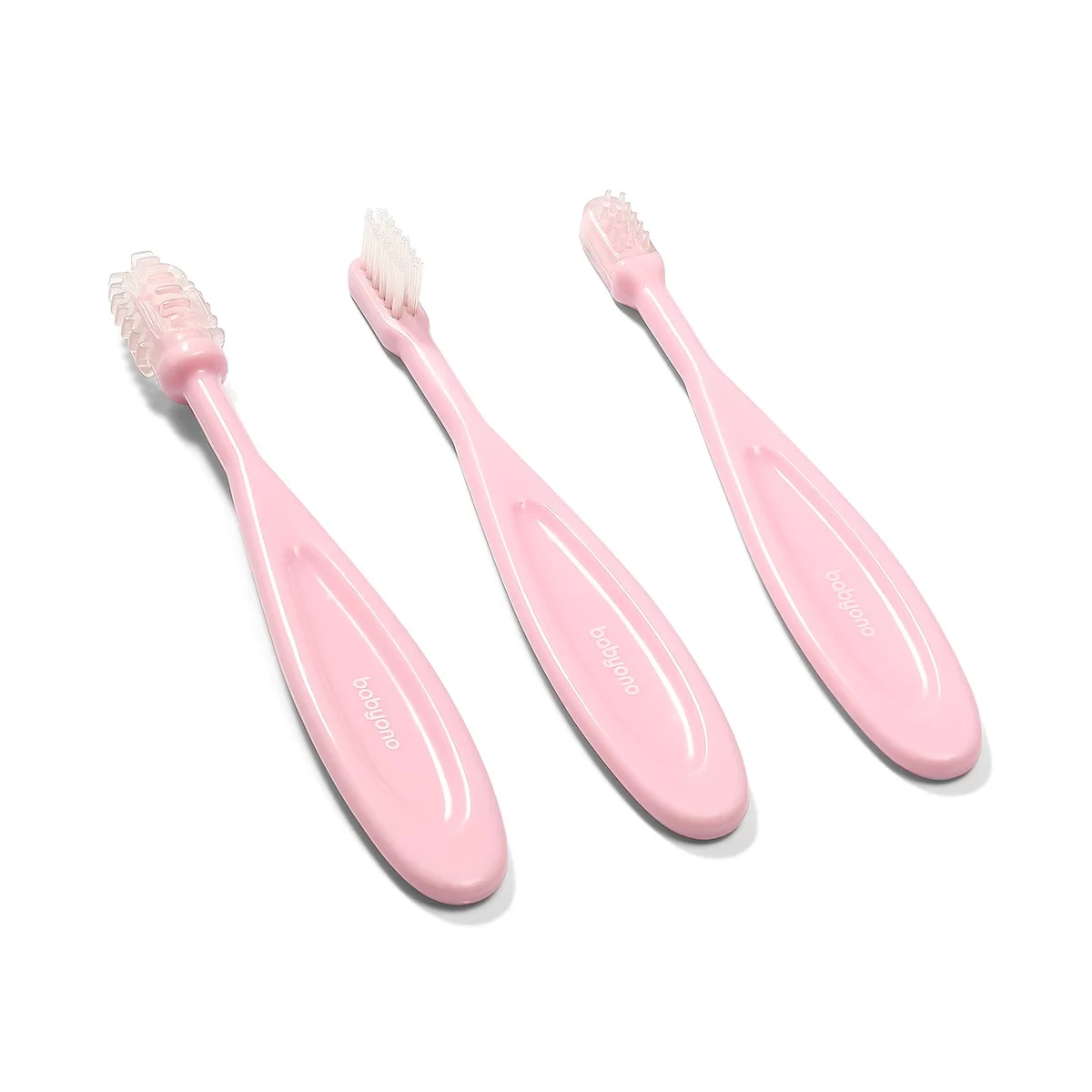 Babyono Set of Toothbrushes Pink | Mamas & Papas, Babies, Nursing, Oral Care