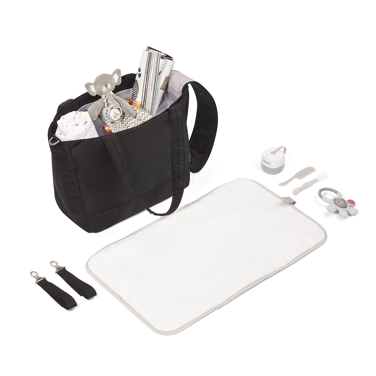 Babyono Changing Bag Best Time Ever Black | Mamas & Papas, Babies, Nursing, Diaper Bag