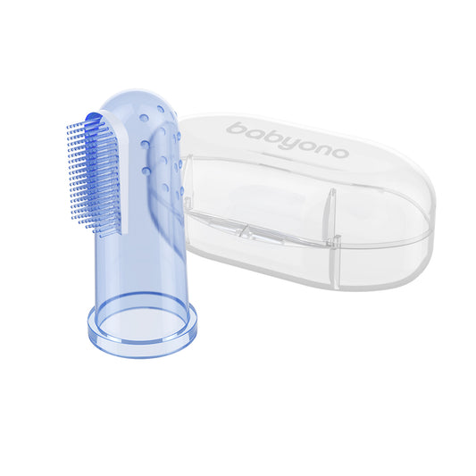 Babyono First Teeth Toothbrush - Blue / Pink | Mamas & Papas, Babies, Nursing, Oral Care