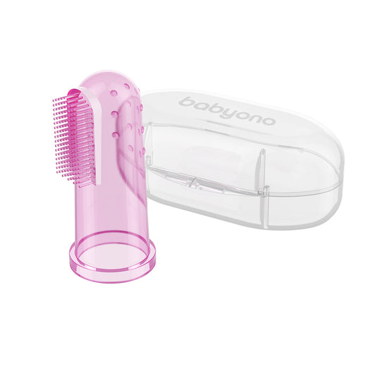 Babyono First Teeth Toothbrush - Blue / Pink | Mamas & Papas, Babies, Nursing, Oral Care