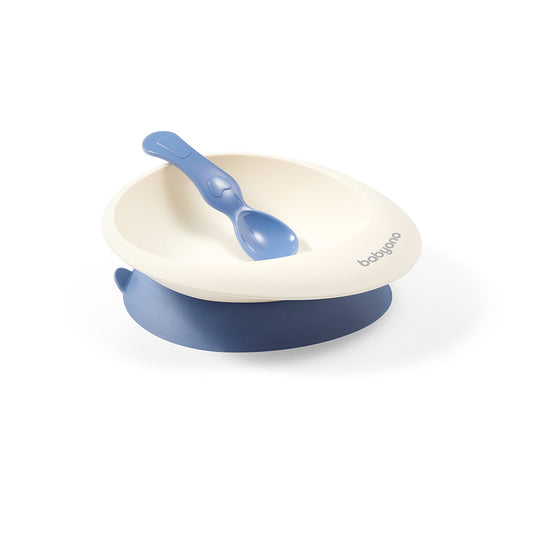 Babyono Suction Bowl with Spoon Dark Blue | Mamas & Papas, Babies, Nursing, Bowl
