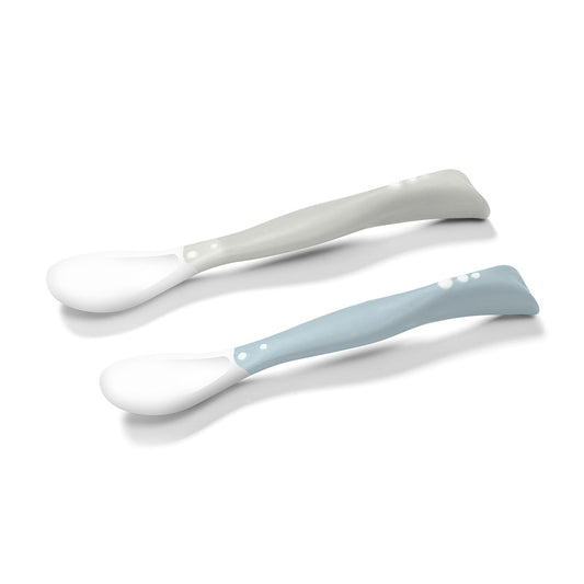 Babyono Flexible Spoons Grey Blue | Mamas & Papas, Babies, Nursing, Utensil