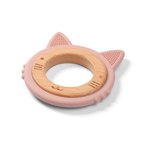 Babyono Wooden Silicon Teether Cat | Mamas & Papas, Babies, Nursing, 