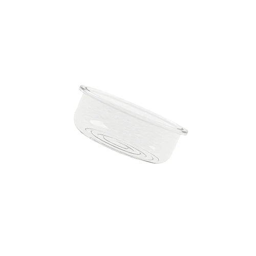 Breast pump spare membrane cap, clear flexible plastic