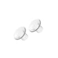 Pair of white breast pump valve membranes