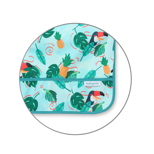 Babyono Longsleeve Bib Toucans | Mamas & Papas, Babies, Nursing, 