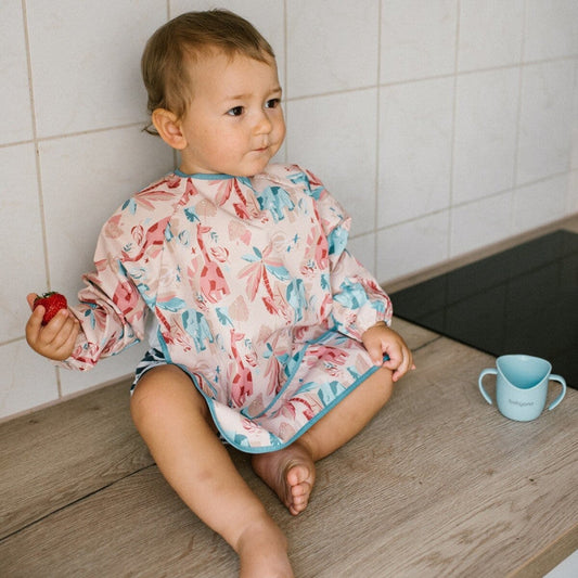 Babyono Longsleeve Bib Jungle | Mamas & Papas, Babies, Nursing, Bib