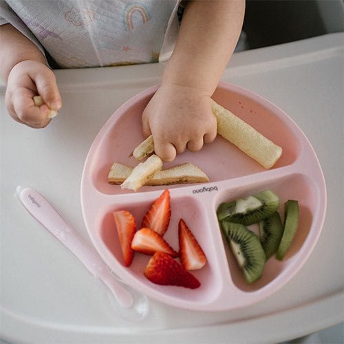 Babyono Silicone Suction Plate Pink | Mamas & Papas, Babies, Nursing, 