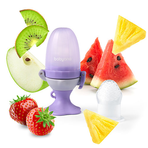 Distributeur d'aliments pour bébé Twist-Out en forme de fleur