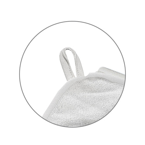 Babyono Bamboo Hooded Towel 100x100cm Grey | Mamas & Papas, Babies, Nursing, 