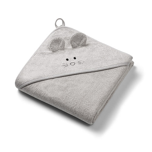 Babyono Bamboo Hooded Towel 100x100cm Grey | Mamas & Papas, Babies, Nursing, 