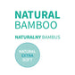 Natural bamboo extra soft label graphic