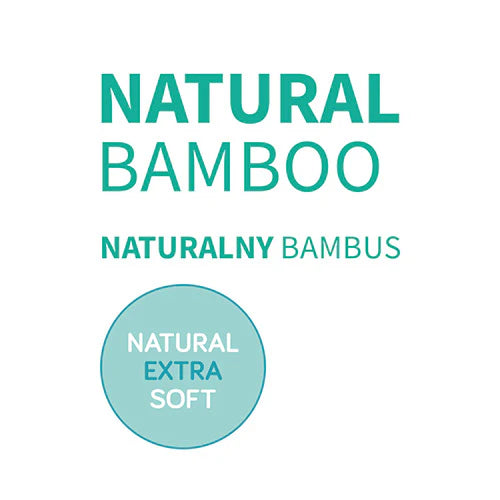 Natural bamboo extra soft label graphic
