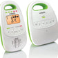 Digital Audio Baby Monitor With LCD - White/Green
