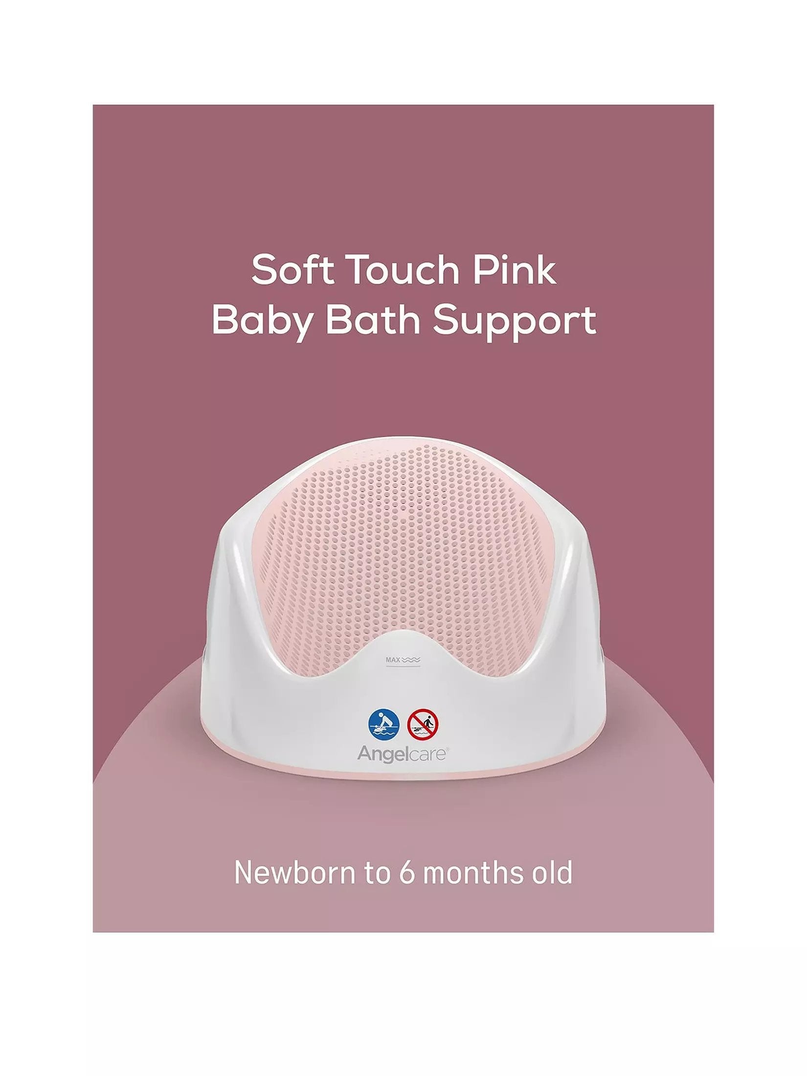 Angelcare Soft Touch Bath Support | Mamas & Papas, Babies, Nursing, Bath Support