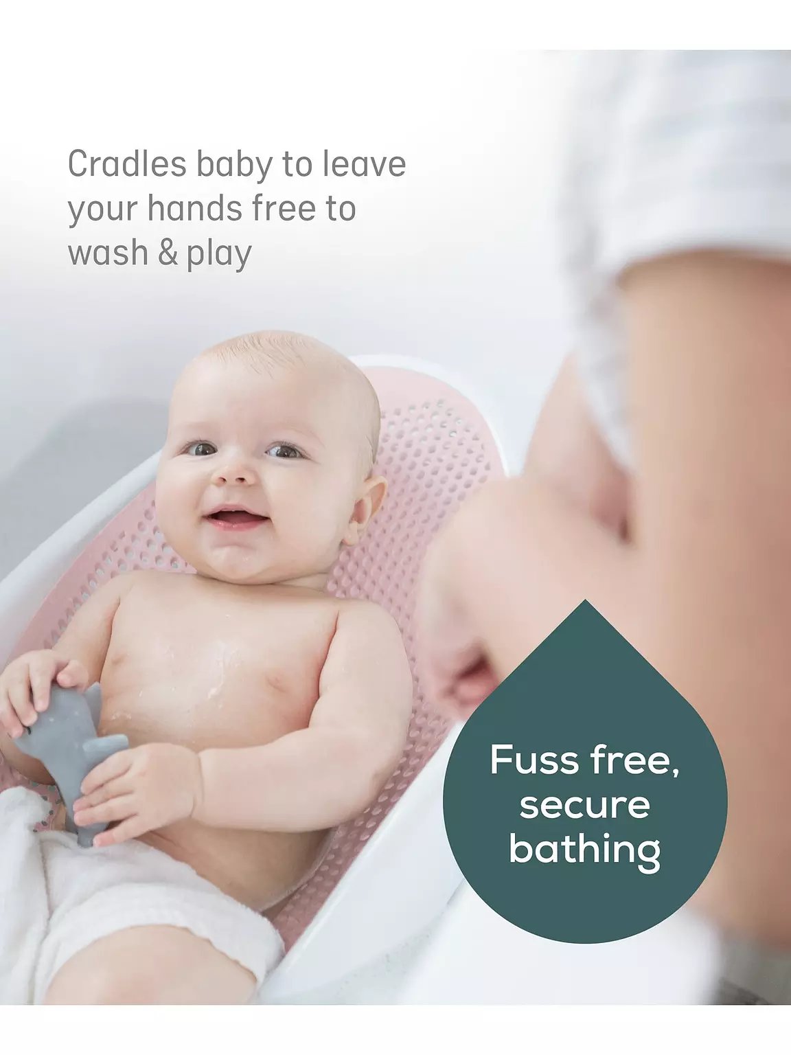 Angelcare Soft Touch Bath Support | Mamas & Papas, Babies, Nursing, Bath Support
