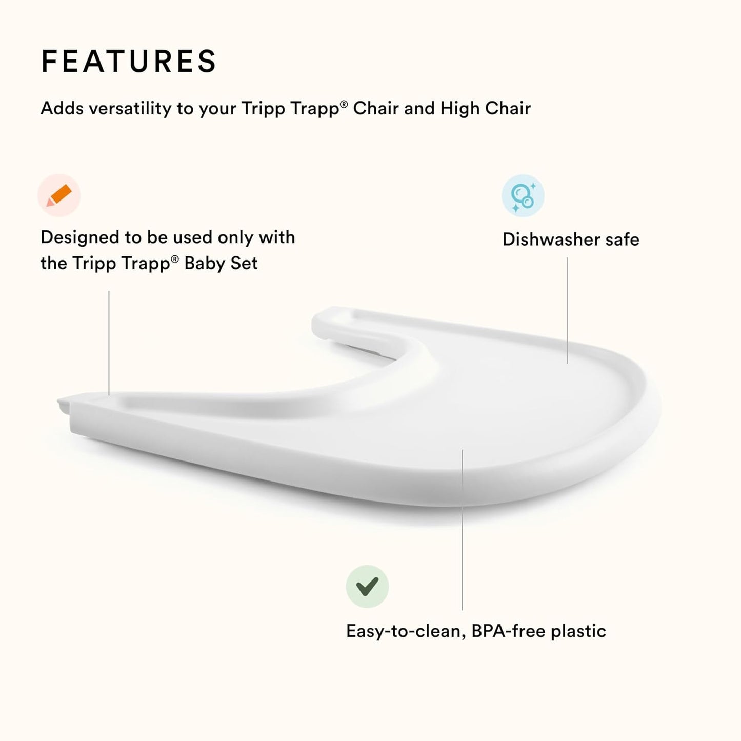 Stokke Tripp Trapp Tray | Mamas & Papas, Babies, Nursing, High Chair Tray