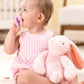 Munchkin Sili-Soothe & Teethe Silicone Pacifier & Teether Pink/Purple - 2 Pack | Mamas & Papas, Babies, Nursing, Teether