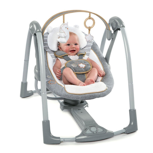 Boutique Collection Swing 'n Go Portable Swing - Bella Teddy
