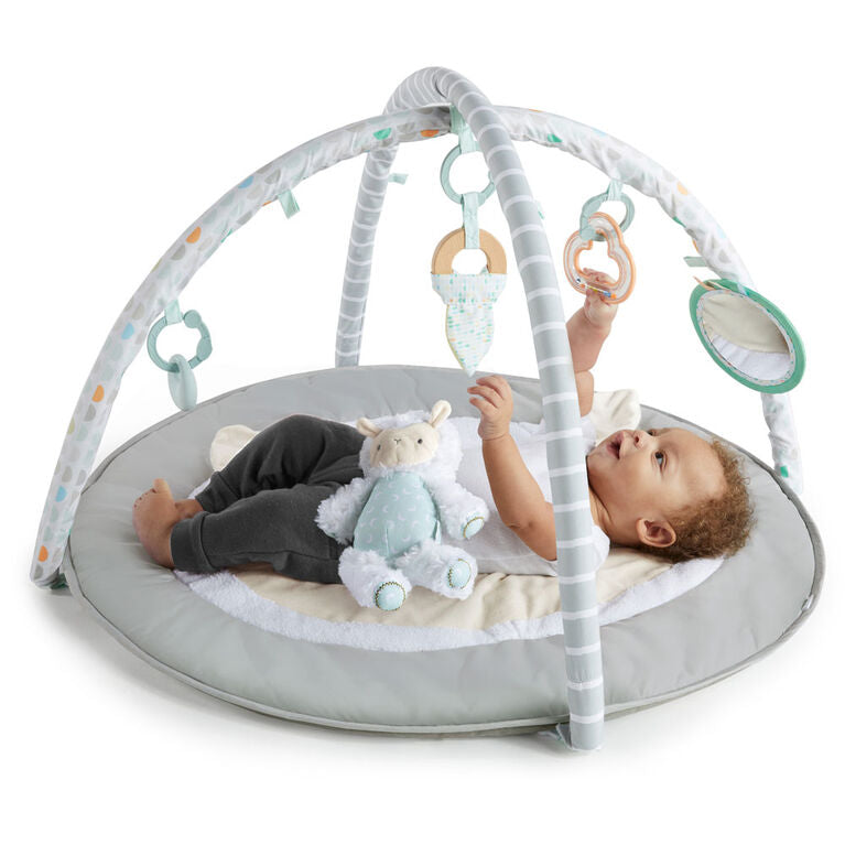 Ingenuity Sheppy's Spot Plush Activity Gym - Corrie | Mamas & Papas, Babies, Nursing, Playmat & Gym