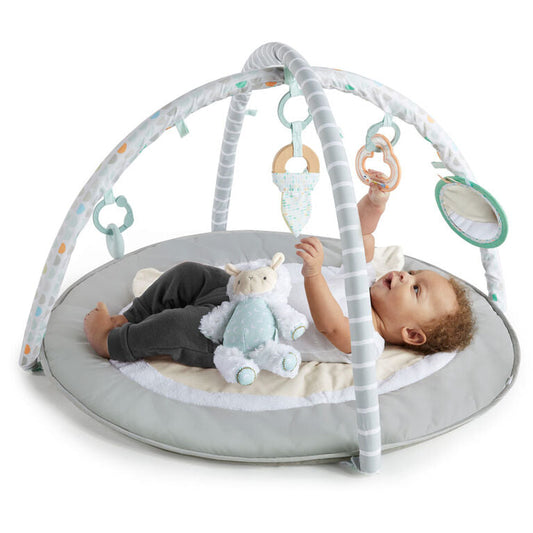 Ingenuity Sheppy's Spot Plush Activity Gym - Corrie | Mamas & Papas, Babies, Nursing, Playmat & Gym
