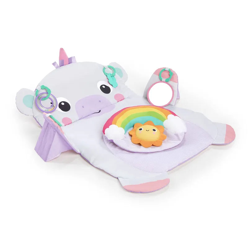 Bright Starts Tummy Time Prop & Play In Unicorn Play Mat | Mamas & Papas, Babies, Nursing, Playmat & Gym