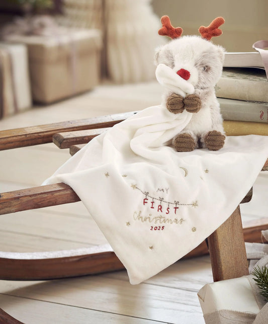 My First Christmas Reindeer Comforter | Plush | Mamas & Papas for Mamas & Papas LB - christmas