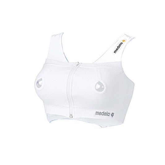 Medela Hands Free Pumping Bustier White Small | Mamas & Papas, Babies, Nursing, Nursing Bra