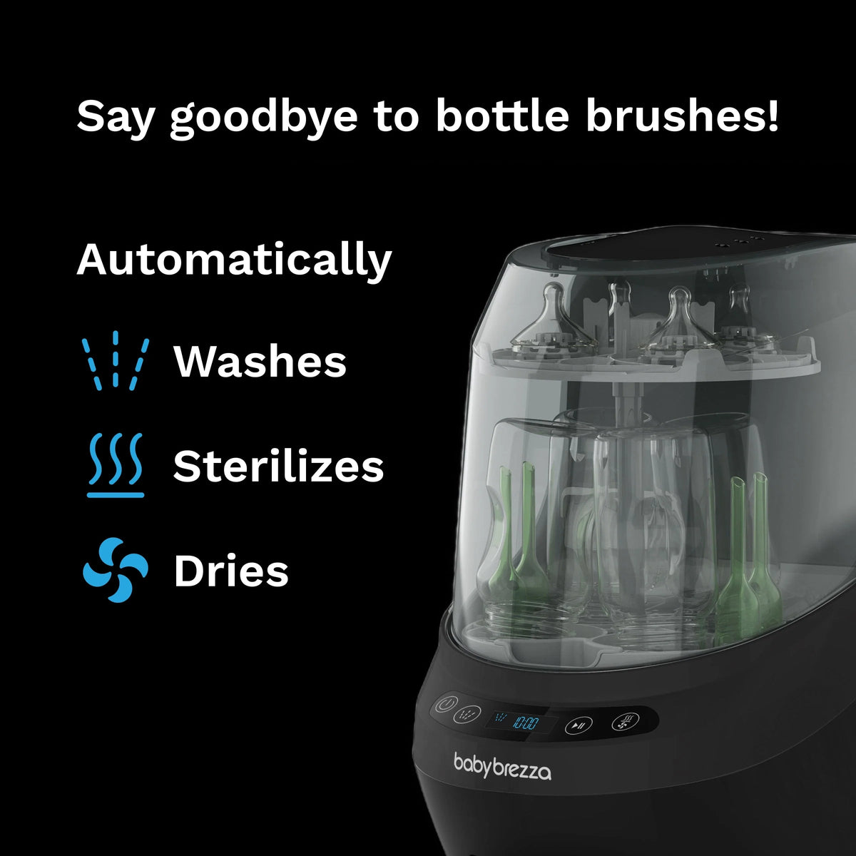 Bottle Washer Pro - Bottle Washer, Sterilizer + Dryer