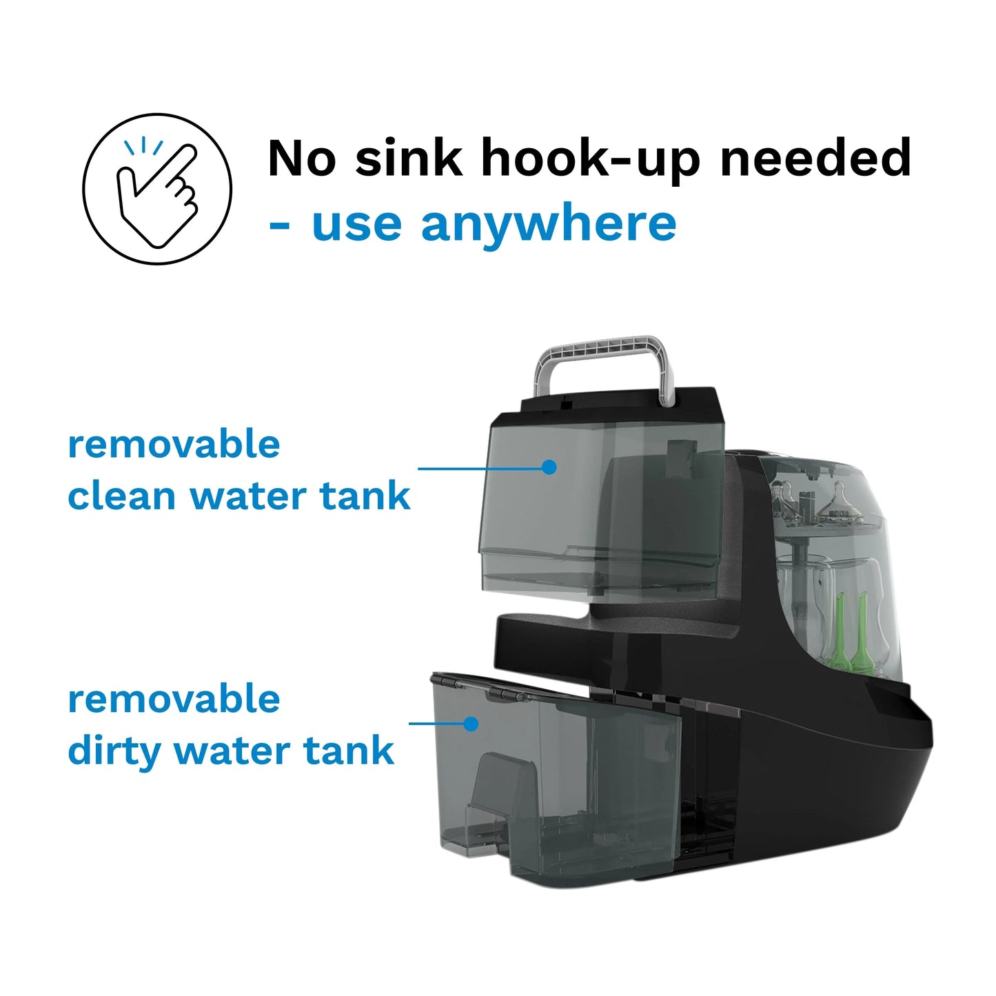 Bottle Washer Pro - Bottle Washer, Sterilizer + Dryer