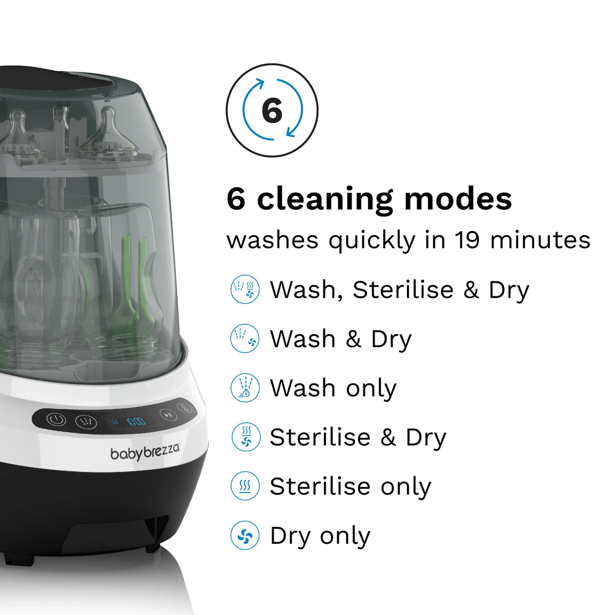 Bottle Washer Pro - Bottle Washer, Sterilizer + Dryer
