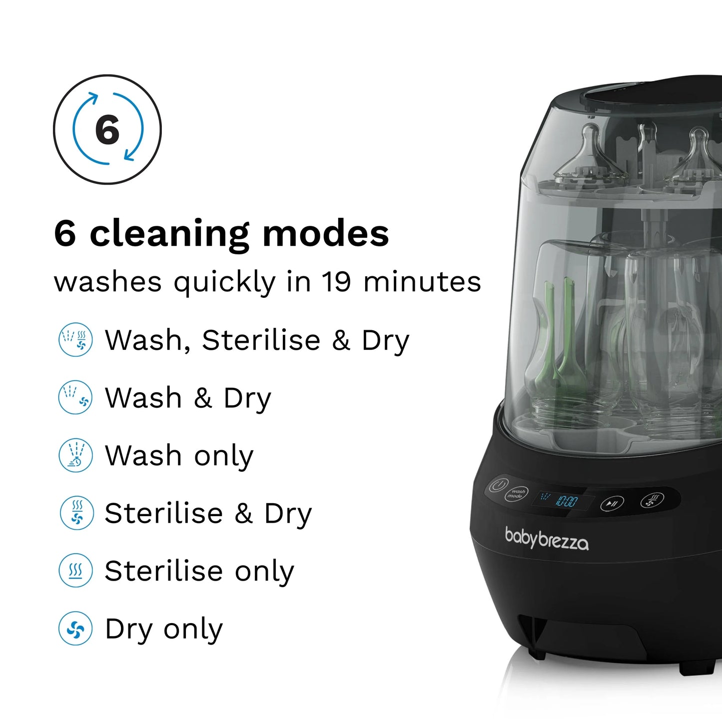 Bottle Washer Pro - Bottle Washer, Sterilizer + Dryer