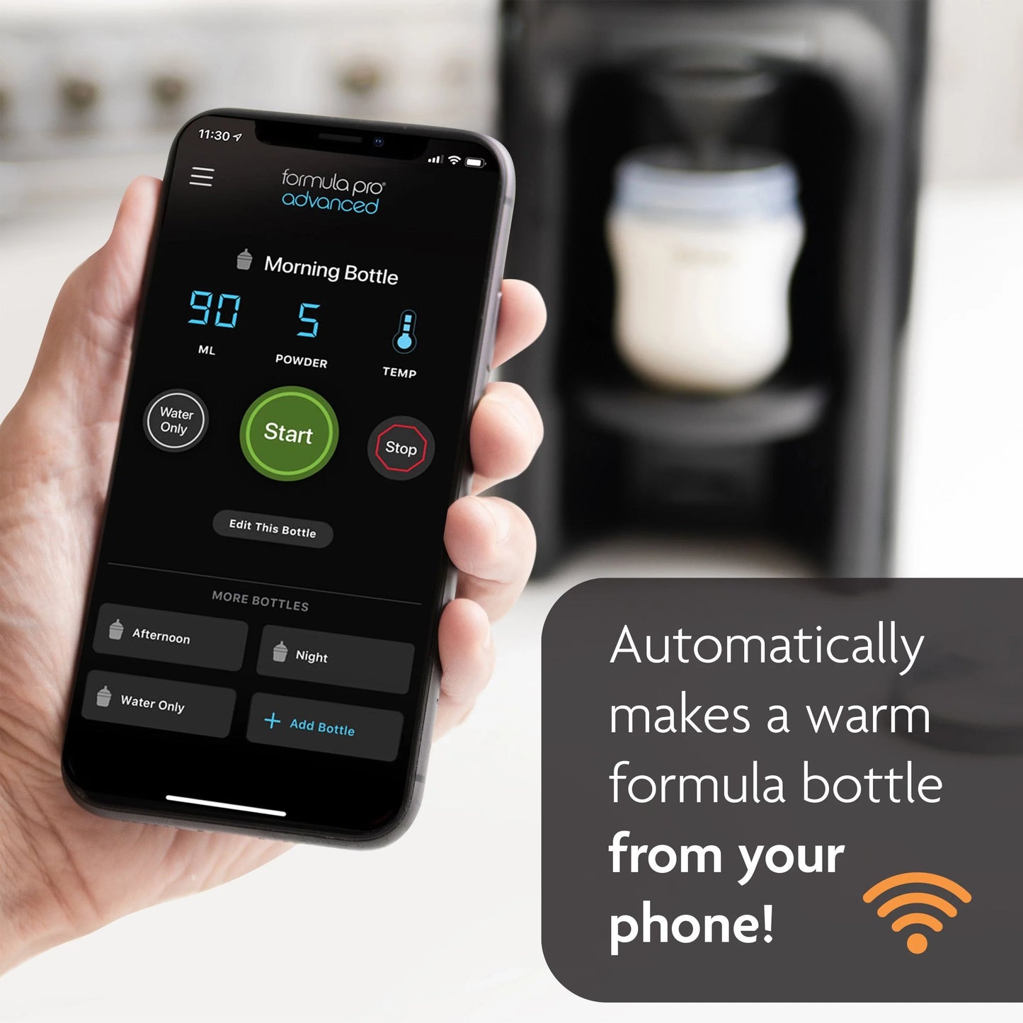 Formula Pro Advanced WiFi Formula Dispenser - Black