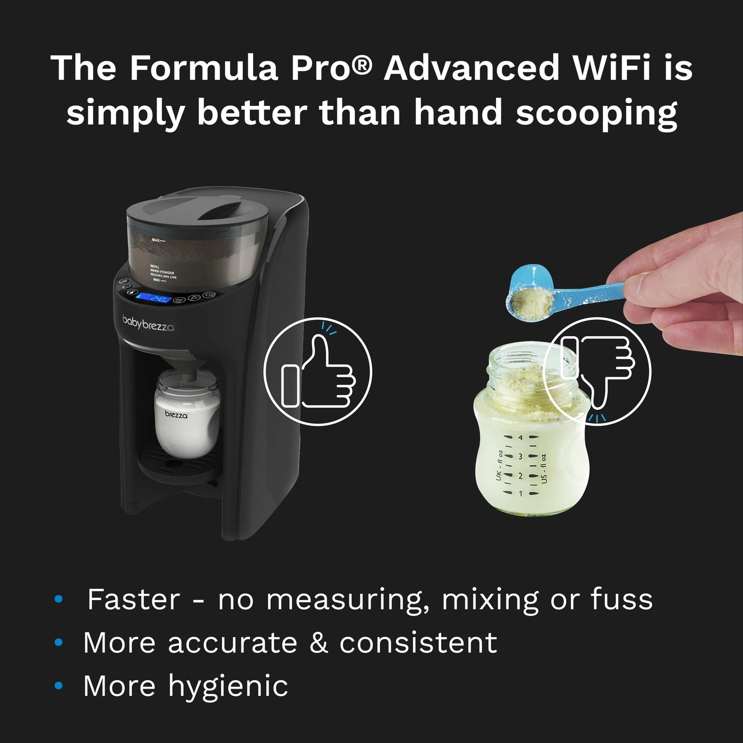 Formula Pro Advanced WiFi Formula Dispenser - Black