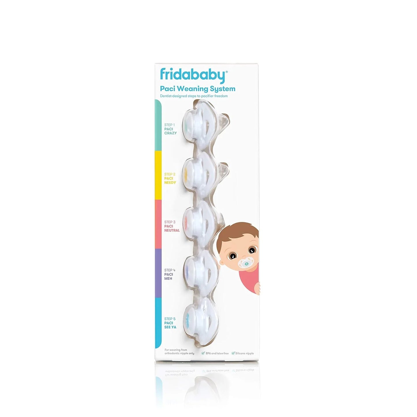 Baby Silicone Paci Weaning System, BPA Free, Latex Free