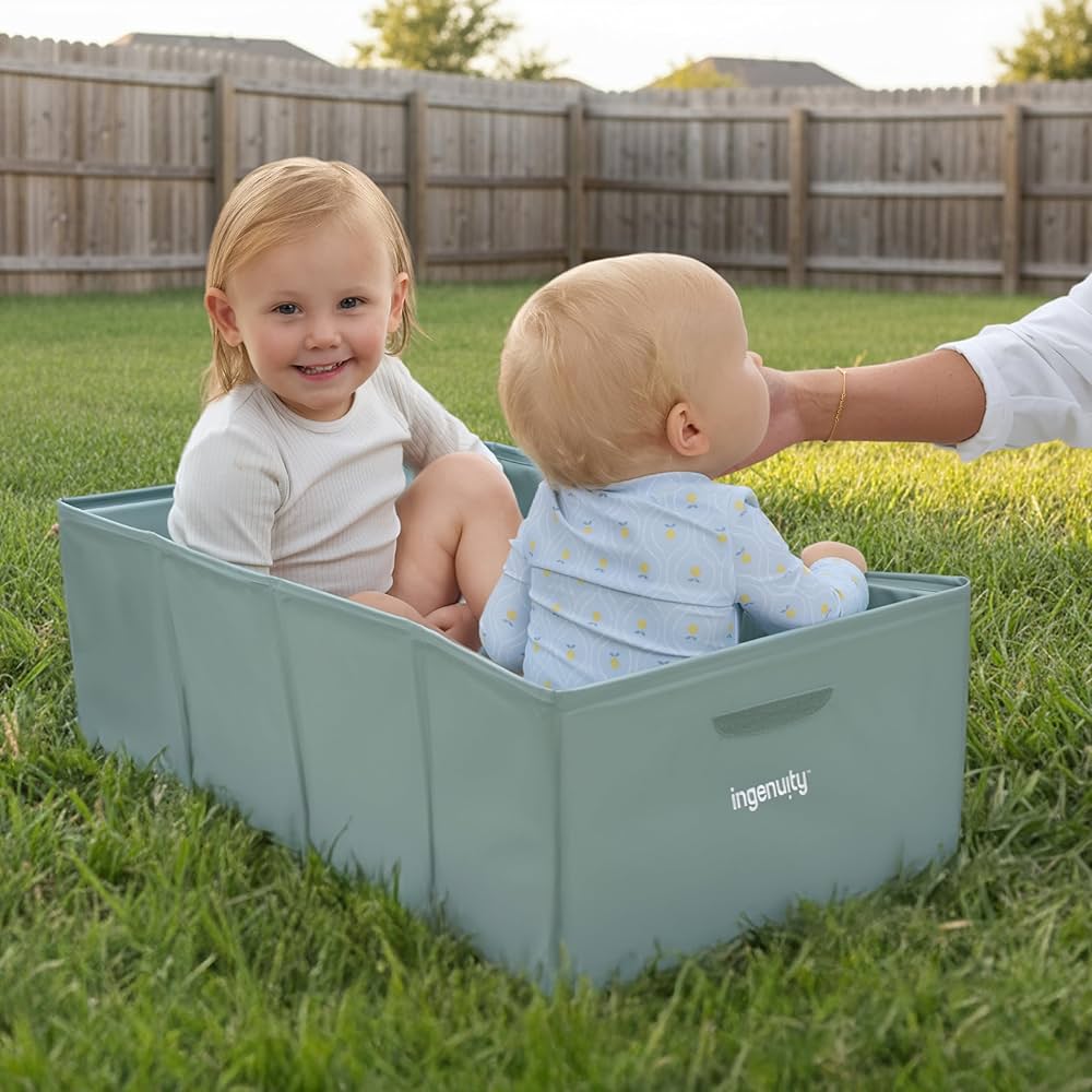 Ingenuity Tuckaway Foldable Toddler Bathtub