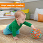Oball Easy Grasp Rollin' Rainstick Rattle Cause & Effect Infant Toy, 6"