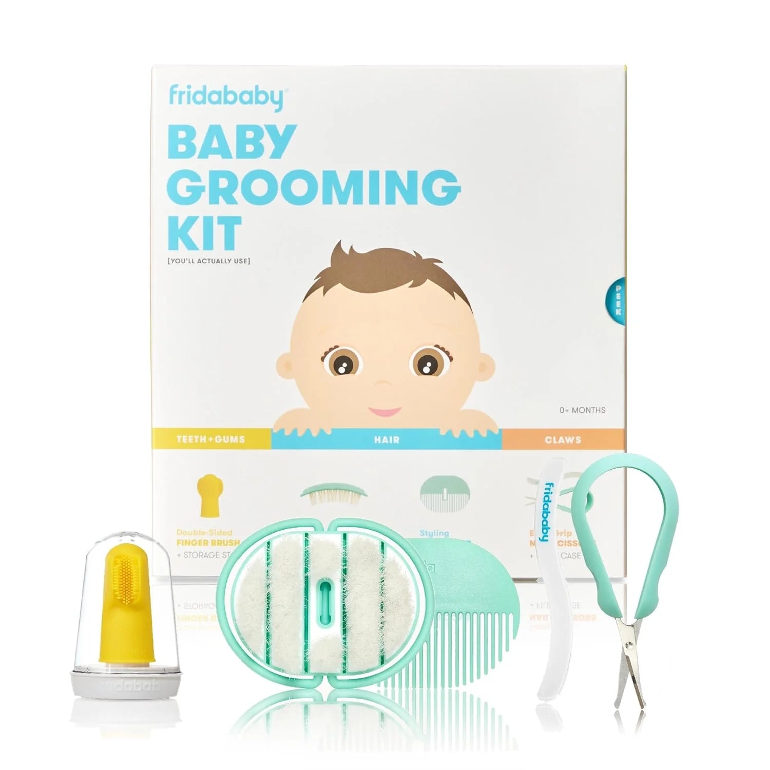 Fridababy Grooming Kit | Baby Essentials Gift Set