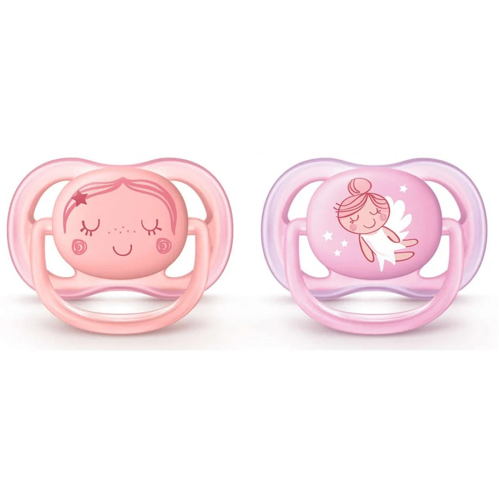 Avent Ultra Air Design Baby Soother (0-6m) - Blue - Assorted | Mamas & Papas, Babies, Nursing, 