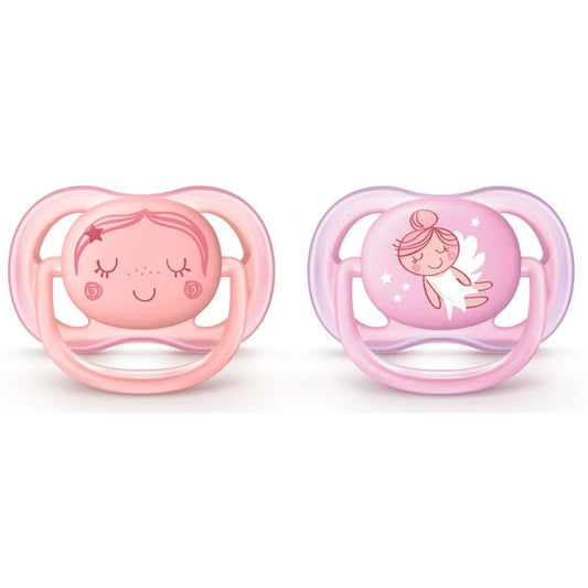 Avent Ultra Air Design Baby Soother (0-6m) - Blue - Assorted | Mamas & Papas, Babies, Nursing, 