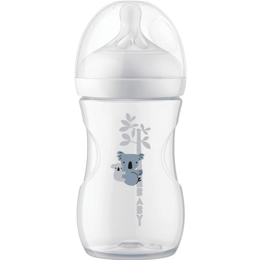 Avent Natural Response Feeding Bottle with Patterns 260ml Giraffe | Mamas & Papas, Babies, Nursing, Bottle Feeding