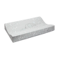 Rectangular changing pad 72×44cm, light gray with speckled pattern and elephant icon