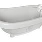 Thermobath Ollie baby bath tub interior view with faucet and controls