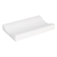 White changing pad, 72×44 cm, rectangular with raised sides