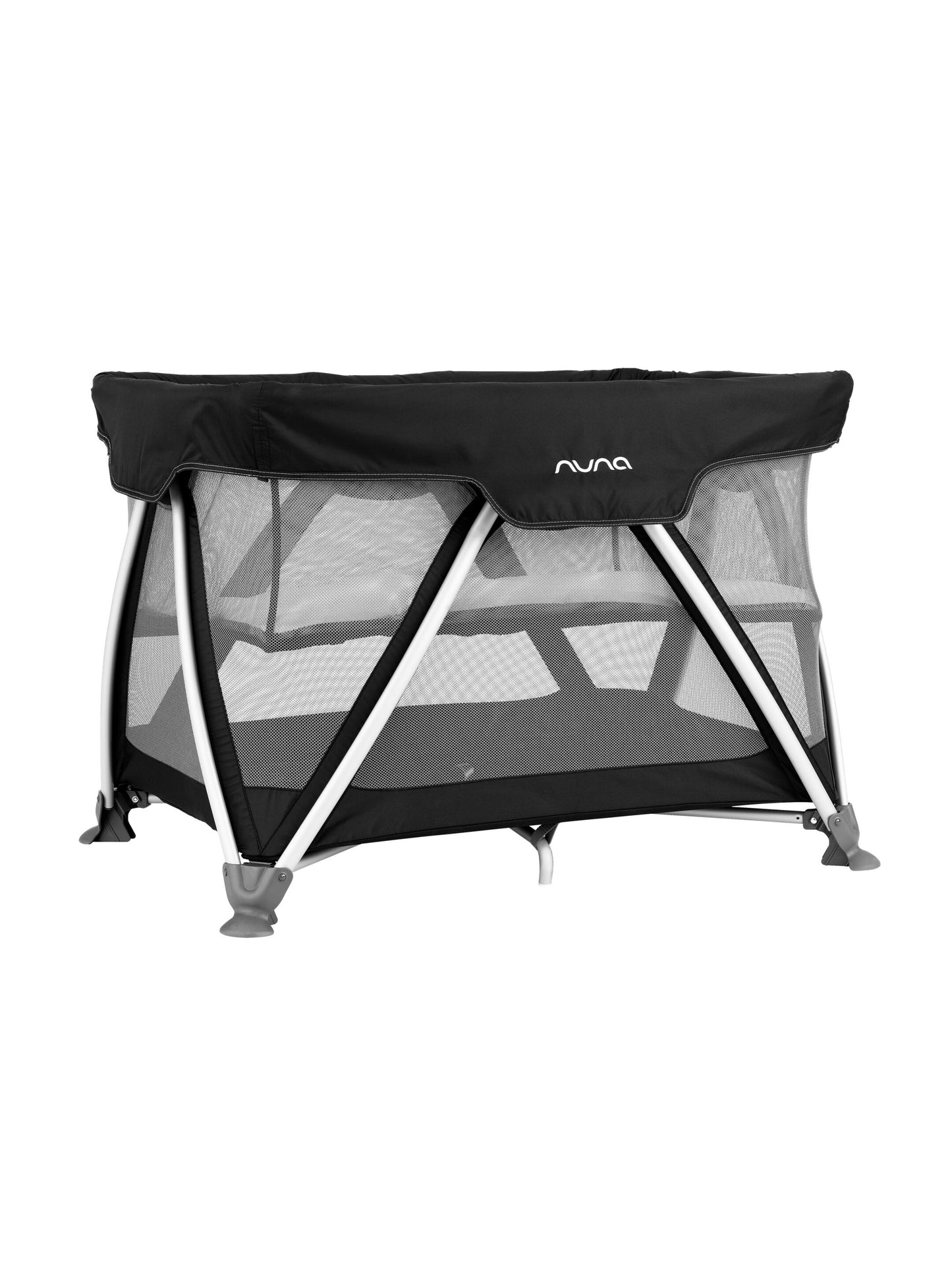 Nuna Sena Travel Cot Night Black | Mamas & Papas, Babies, Nursing, Travel Cot