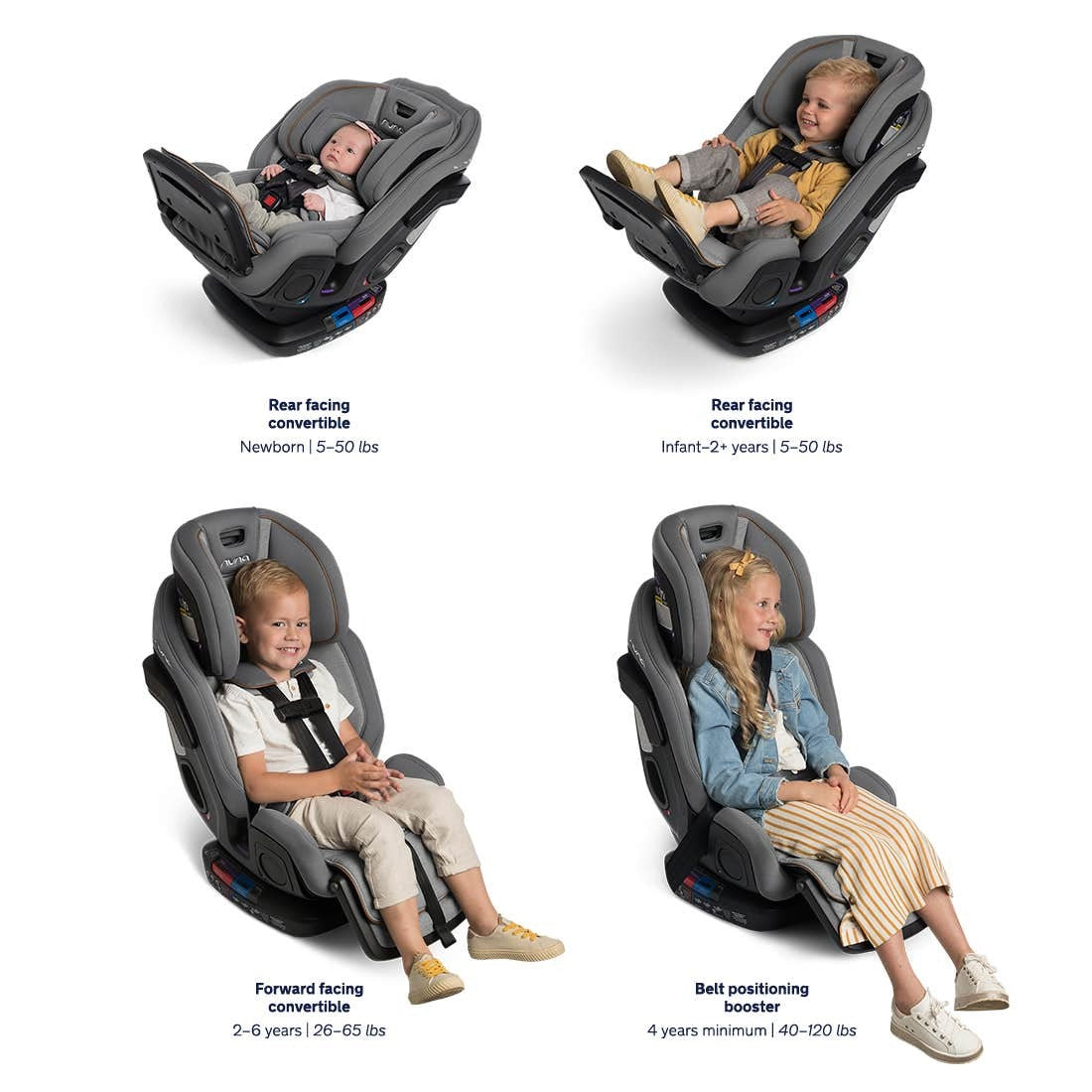 Nuna EXEC All-in-One Convertible Car Seat - Caviar | Mamas & Papas, Babies, Nursing, Car Seat