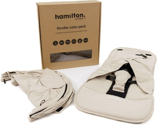 Hamilton X1 Plus Magic Fold Stroller Color Seat Pack - Cream White | Mamas & Papas, Babies, Nursing, Seat Pack
