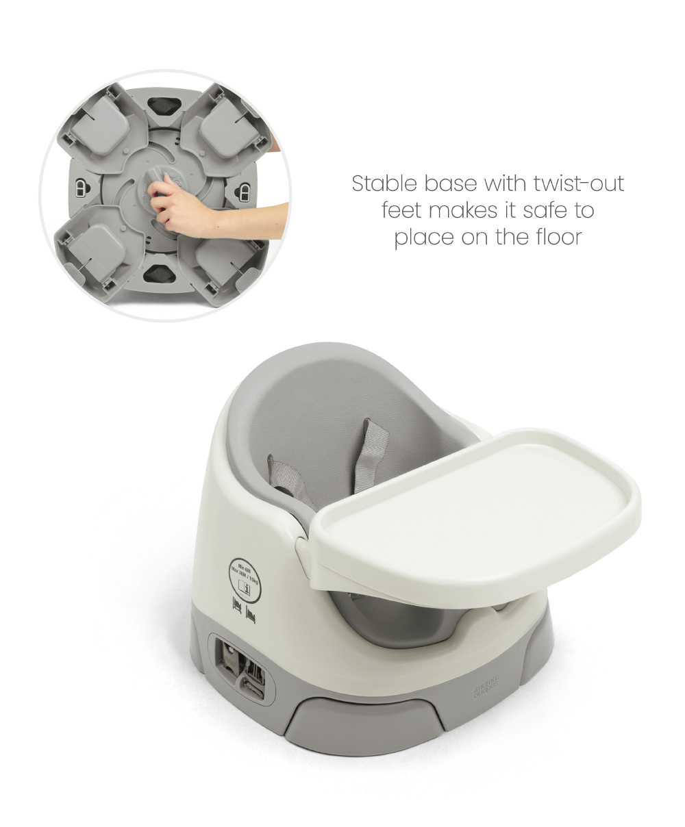 Bug 3-in-1 Floor & Booster Seat with Activity Tray