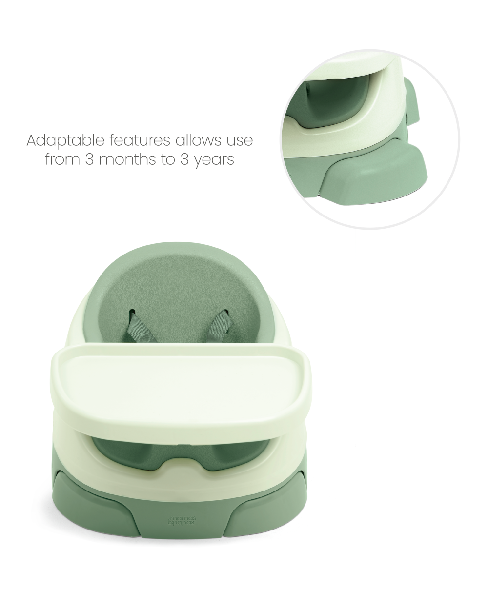 Bug 3-in-1 Floor & Booster Seat with Activity Tray